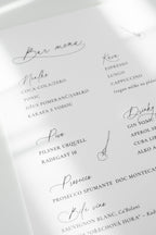 Bar menu na svatbu KALA