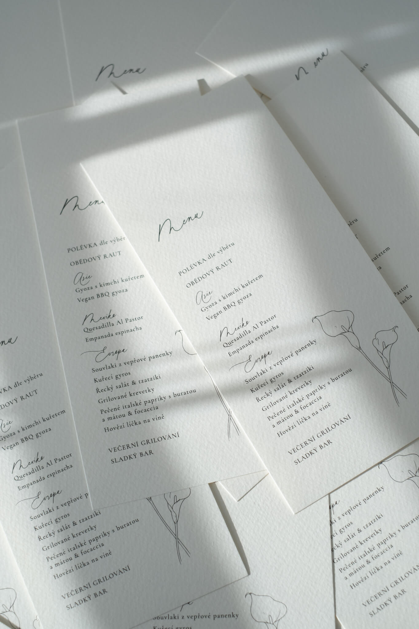 Svatební menu KALA